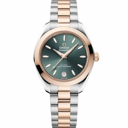 Omega Seamaster Aqua Terra 150M Master Co-Axial 30 Stainless Steel - Sedna Gold / Pine 220.20.30.20.10.002 (22020302010002)